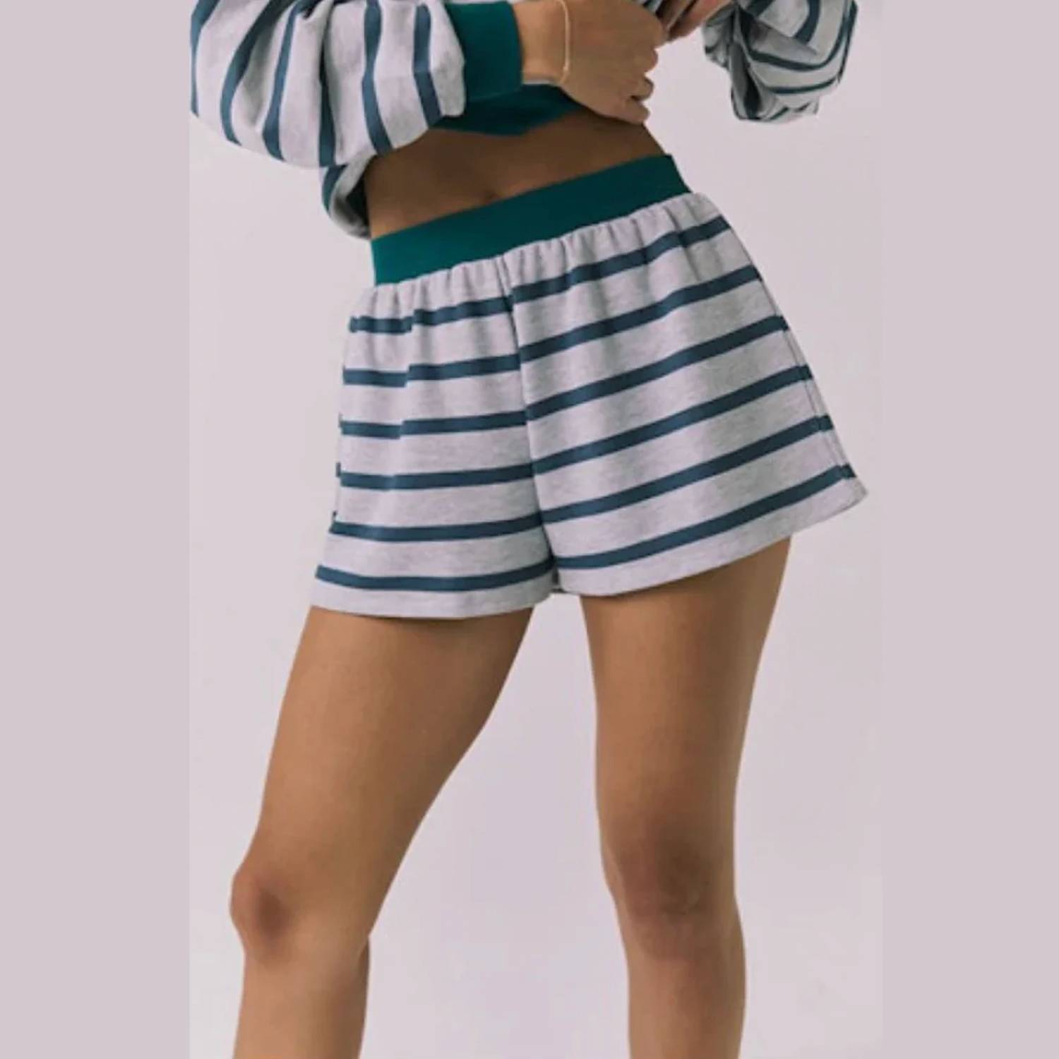 New Chaser Resort Stripe Shorts In Multi